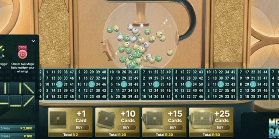 Jogo Mega Ball na Esporte da Sorte